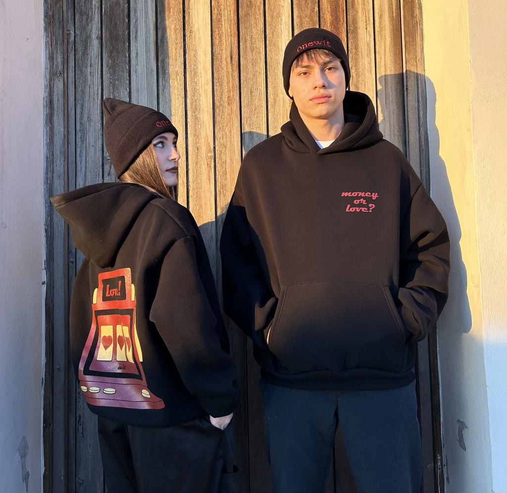 MONEY OR LOVE? - Boxy Fit Hoodie