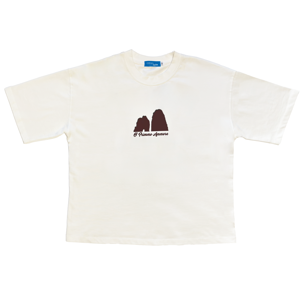 O' PRIMMO AMMORE - Boxy Tee White
