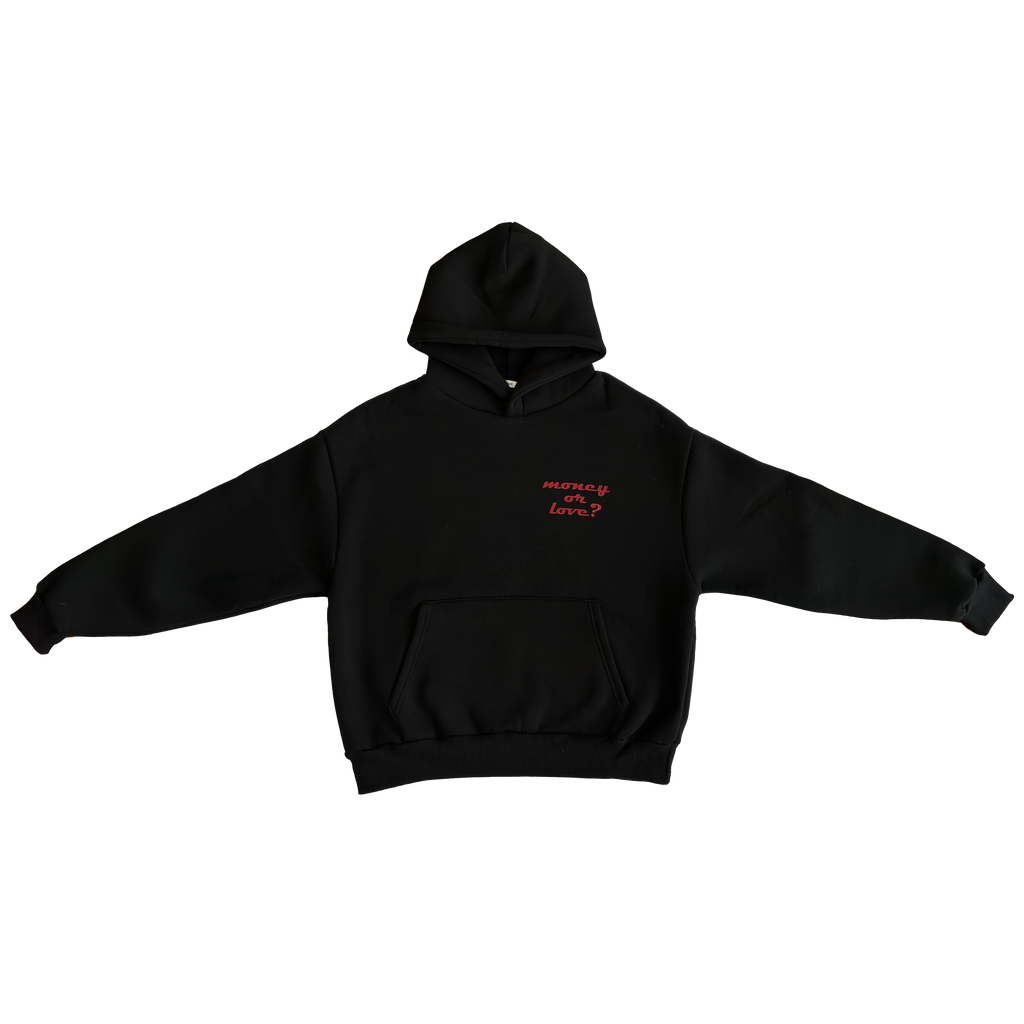 MONEY OR LOVE? - Boxy Fit Hoodie