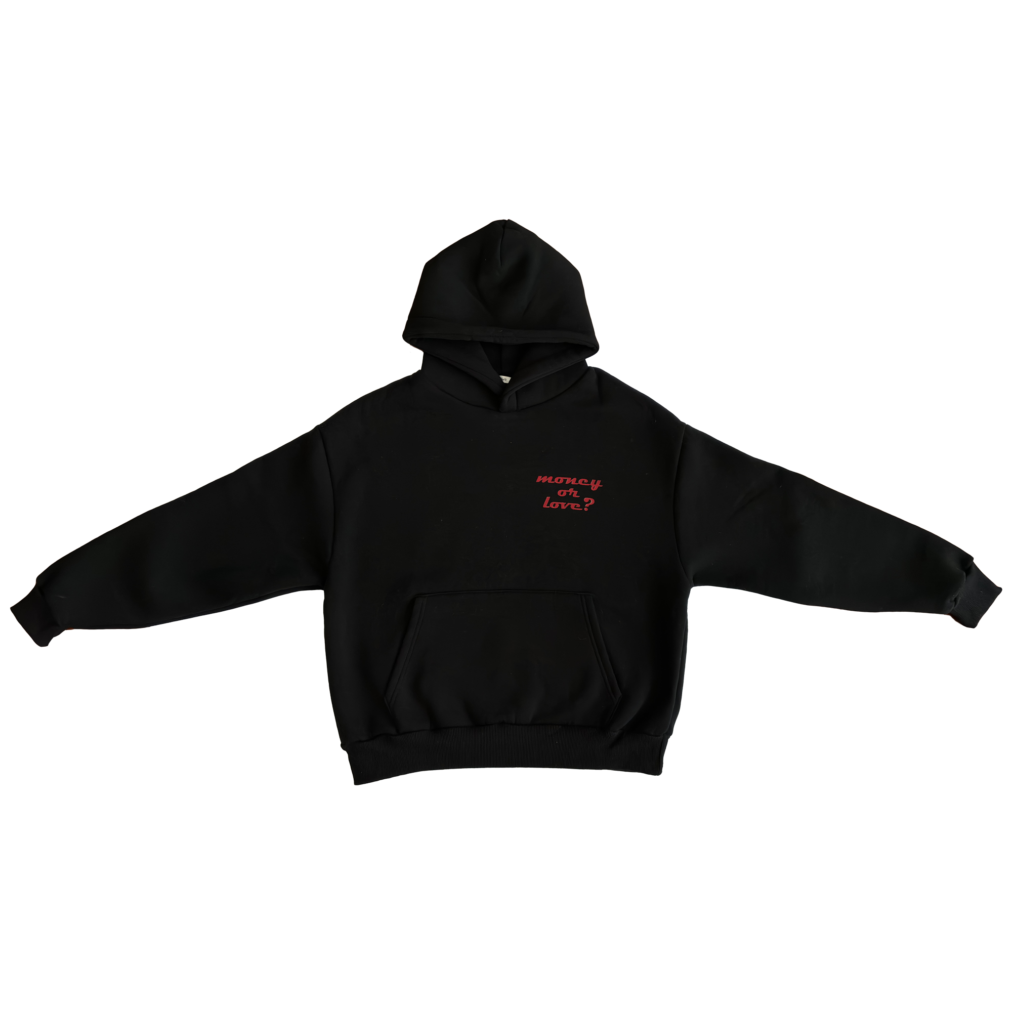 MONEY OR LOVE? - Boxy Fit Hoodie